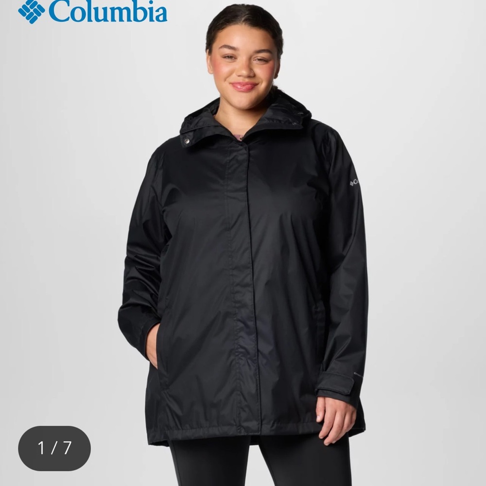 Columbia Women's Black Rain Jacket